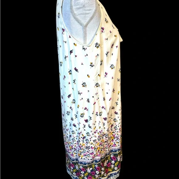 * ❤️OLD NAVY SPRING/SUMMER FLORAL PRINT SLEEVELESS DRESS XSMALL - Picture 4 of 8
